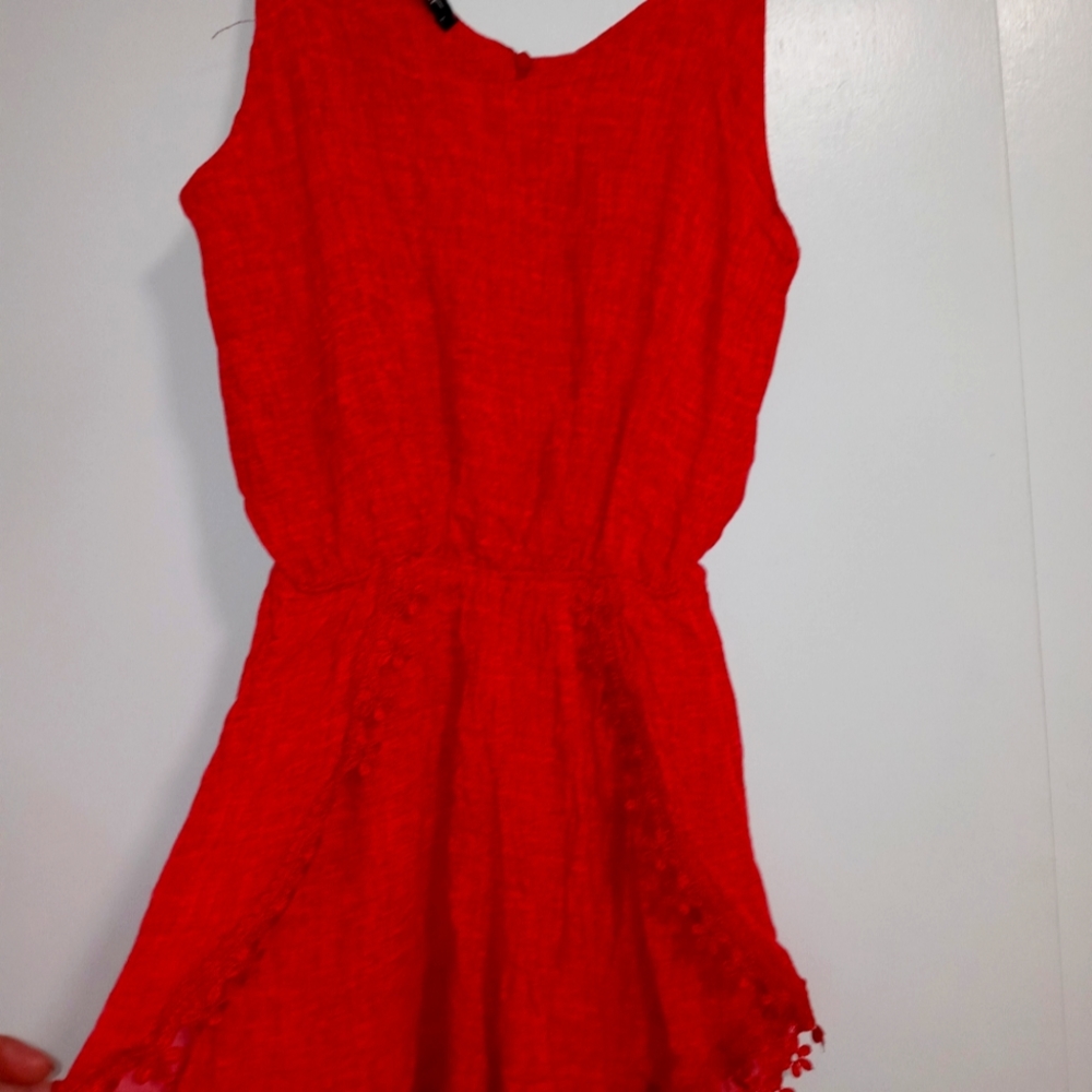 Red romper